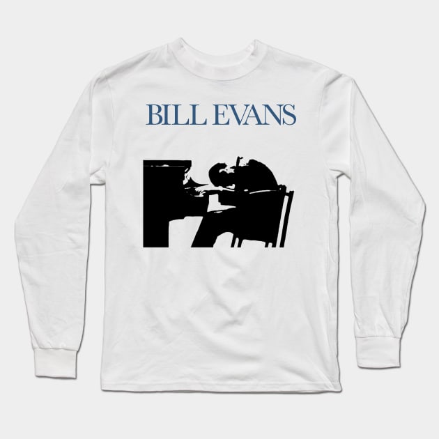 Bill Evans Long Sleeve T-Shirt by vivalarevolucio